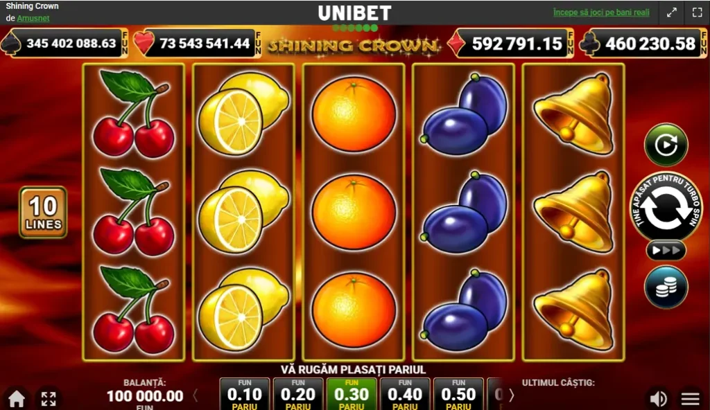 Cele mai populare sloturi Unibet