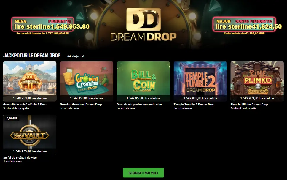 Jocuri instant win la Unibet