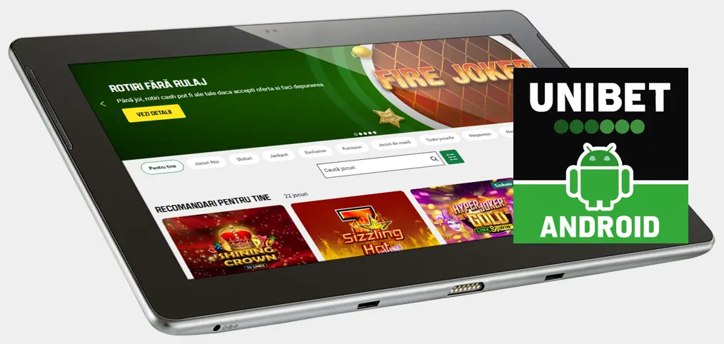 Unibet APK pe Android